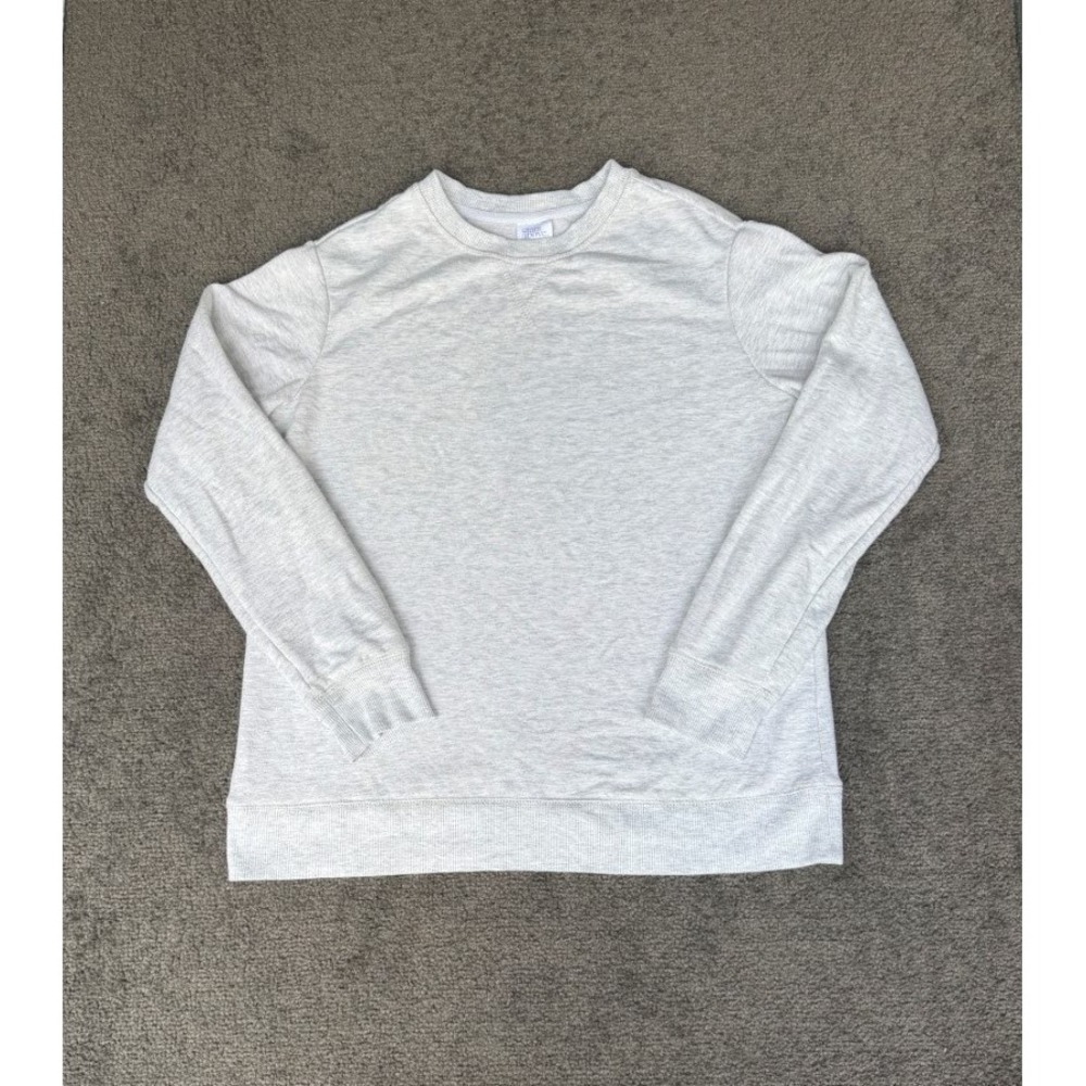 Stars Above Beautifully Soft Fleece Crewneck Sweatshirt Grey Heather Small